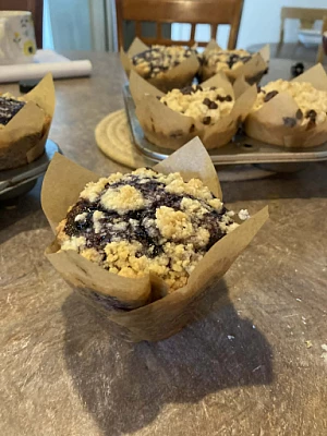 Blueberry Streusel Muffins